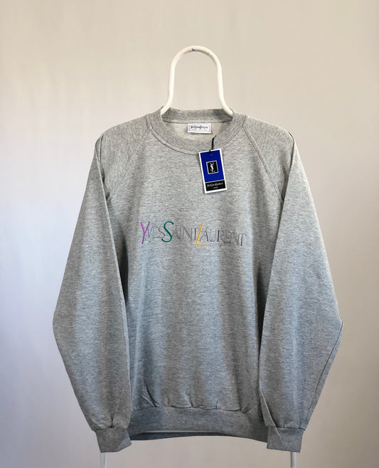 Felpa vintage YSL grigio tg L