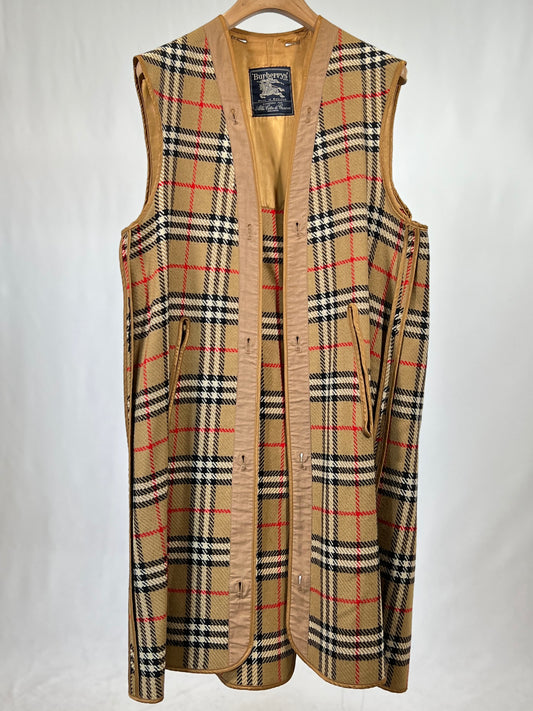 Interno vintage Burberry in lana tg M