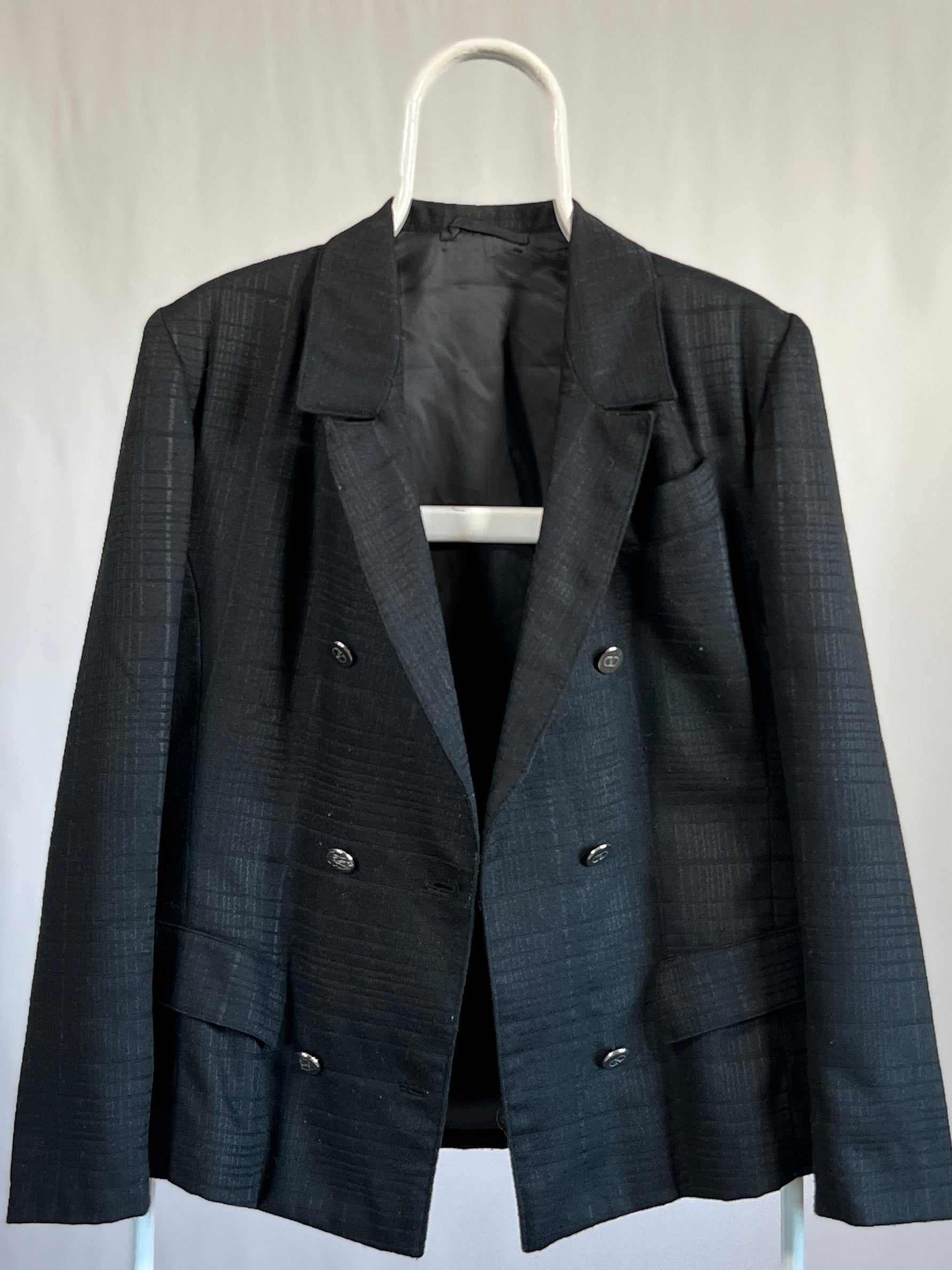 Blazer vintage Valentino in lana doppiopetto tg S