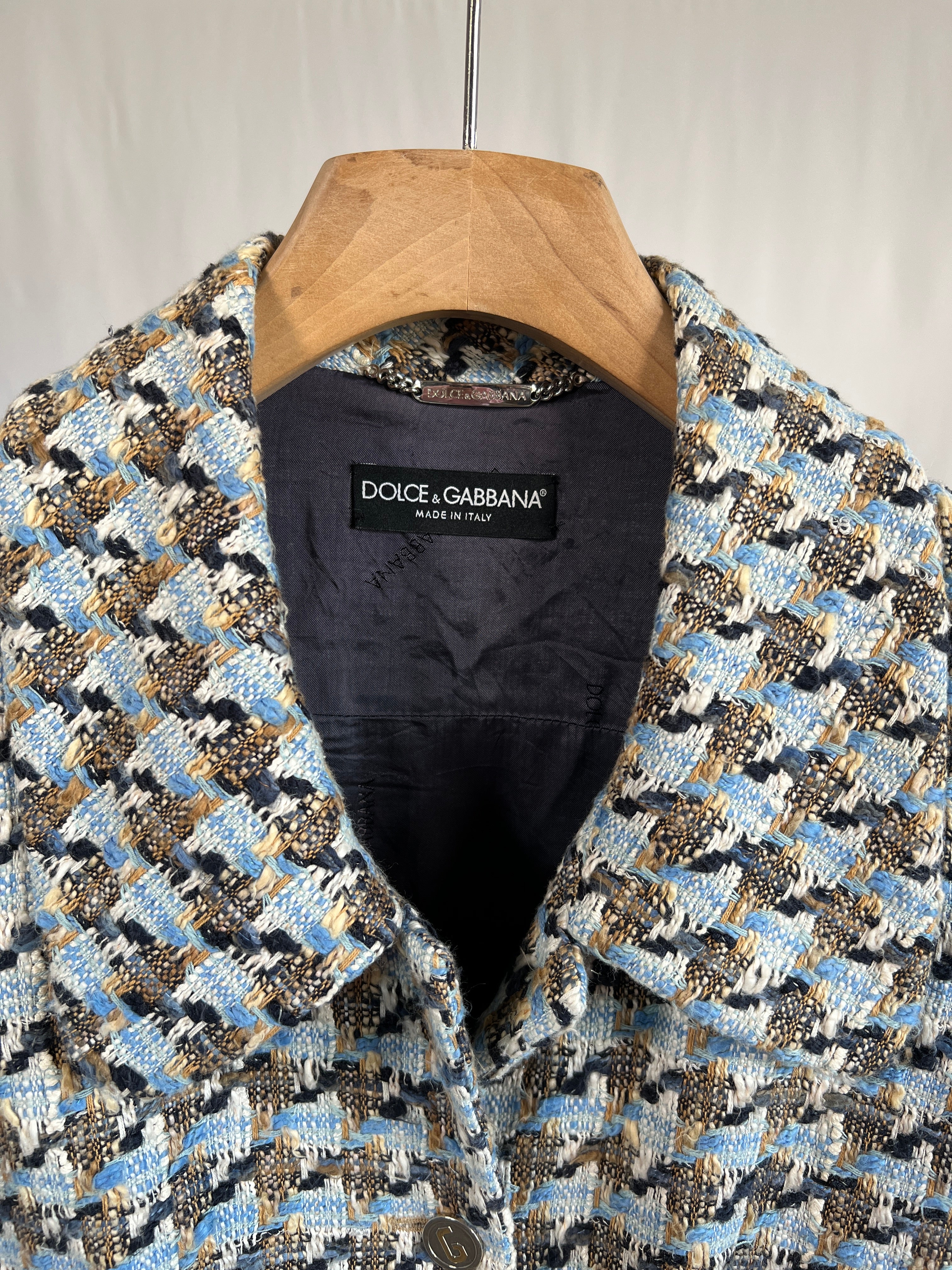 Giacca vintage Dolce & Gabbana in denim tg 42