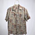 Carica l&#39;immagine nel visualizzatore di Gallery, Hawaiian vintage shirt linen tg S/M
