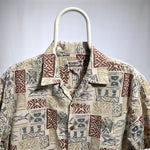 Carica l&#39;immagine nel visualizzatore di Gallery, Hawaiian vintage shirt linen tg S/M
