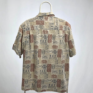 Hawaiian vintage shirt linen tg S/M