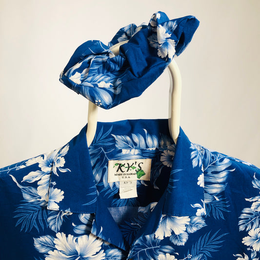 Camicia vintage Hawaiian cropped tg S/M