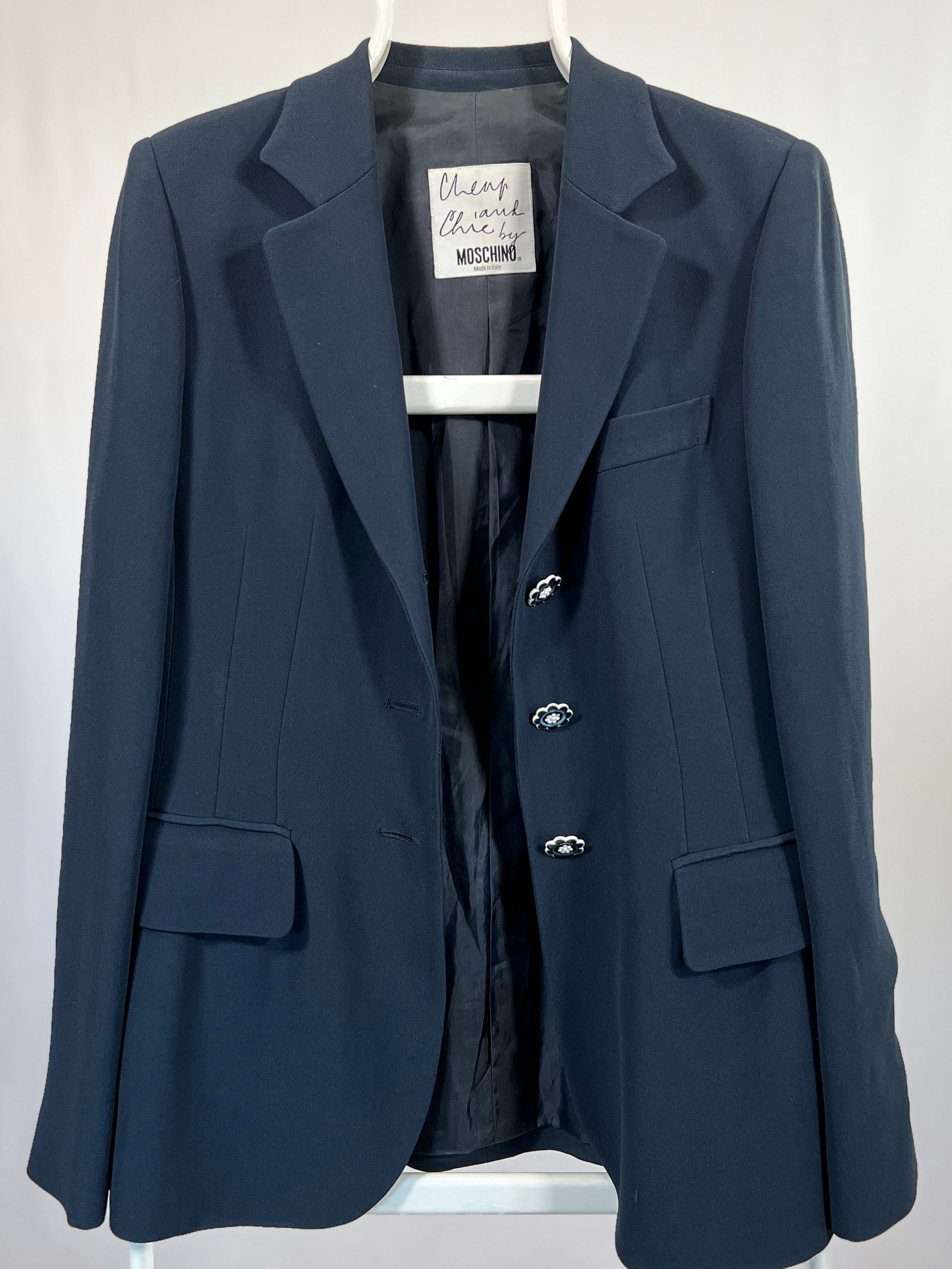 Blazer vintage Moschino blu tg M