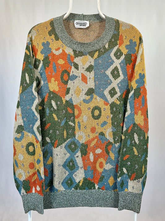 Maglia vintage Missoni multicolor tg XL