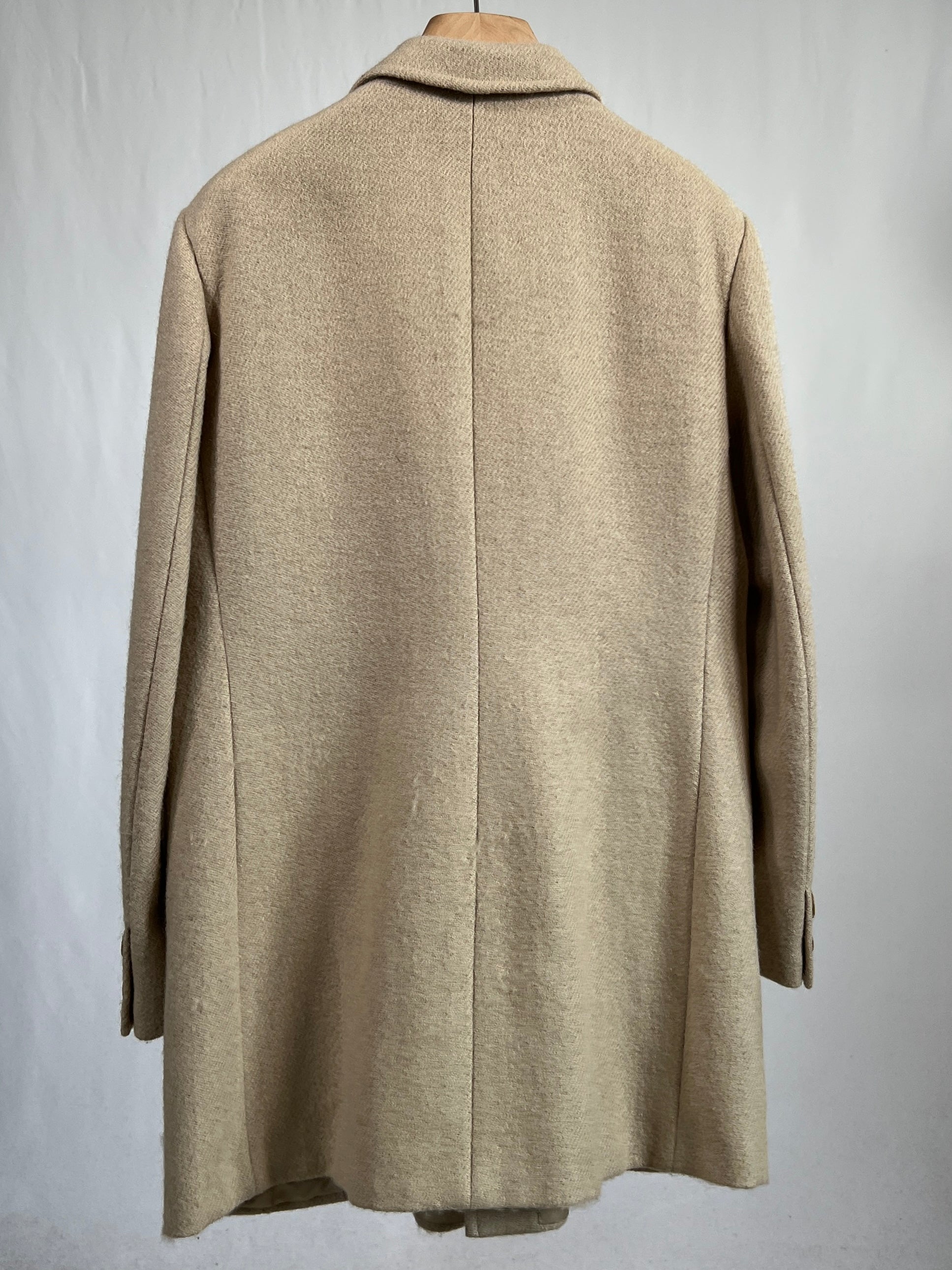 Cappotto vintage Max Mara in lana doppiopetto tg L