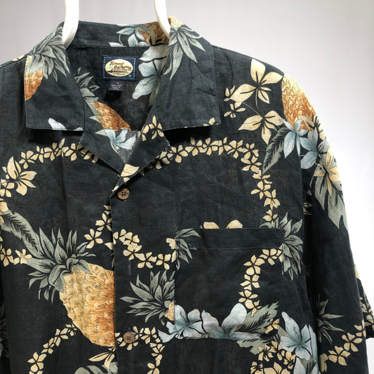 Camicia vintage fantasia tropicale tg L