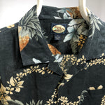 Carica l&#39;immagine nel visualizzatore di Gallery, Camicia vintage fantasia tropicale tg L
