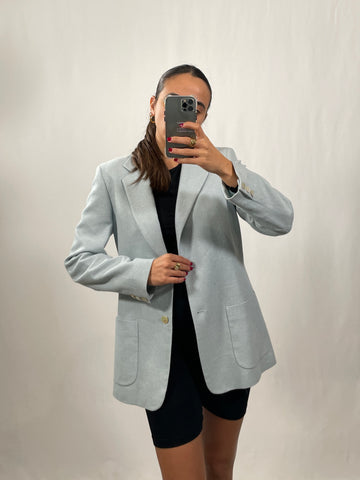 Blazer vintage Max Mara in lana/seta/lino tg 44