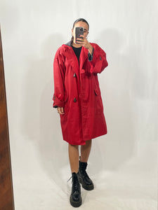 Montgomery vintage Burberry rosso tg M