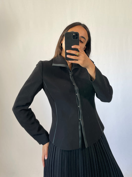 Blazer vintage Max Mara nera tg 42