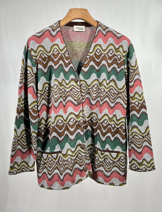 Cardigan vintage Missoni multicolor tg M