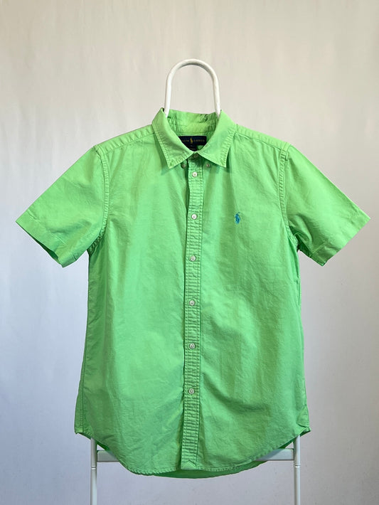 Camicia vintage Ralph Lauren manica corta verde tg S/M