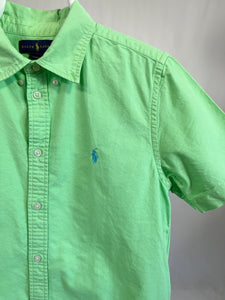 Camicia vintage Ralph Lauren manica corta verde tg S/M