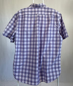 Carica l&#39;immagine nel visualizzatore di Gallery, Camicia vintage Lacoste manica corta viola tg L
