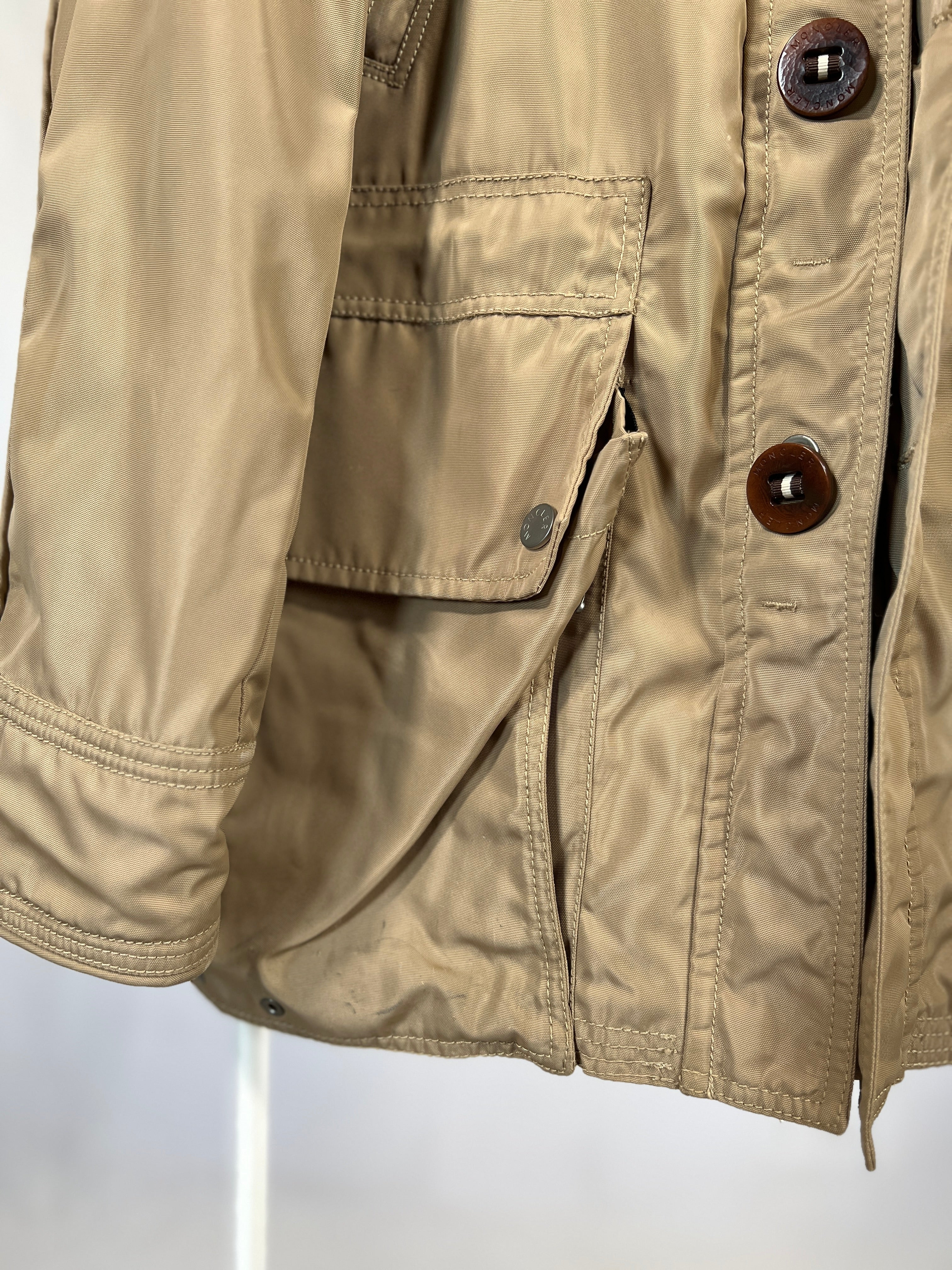 Giacca vintage Moncler beige tg M