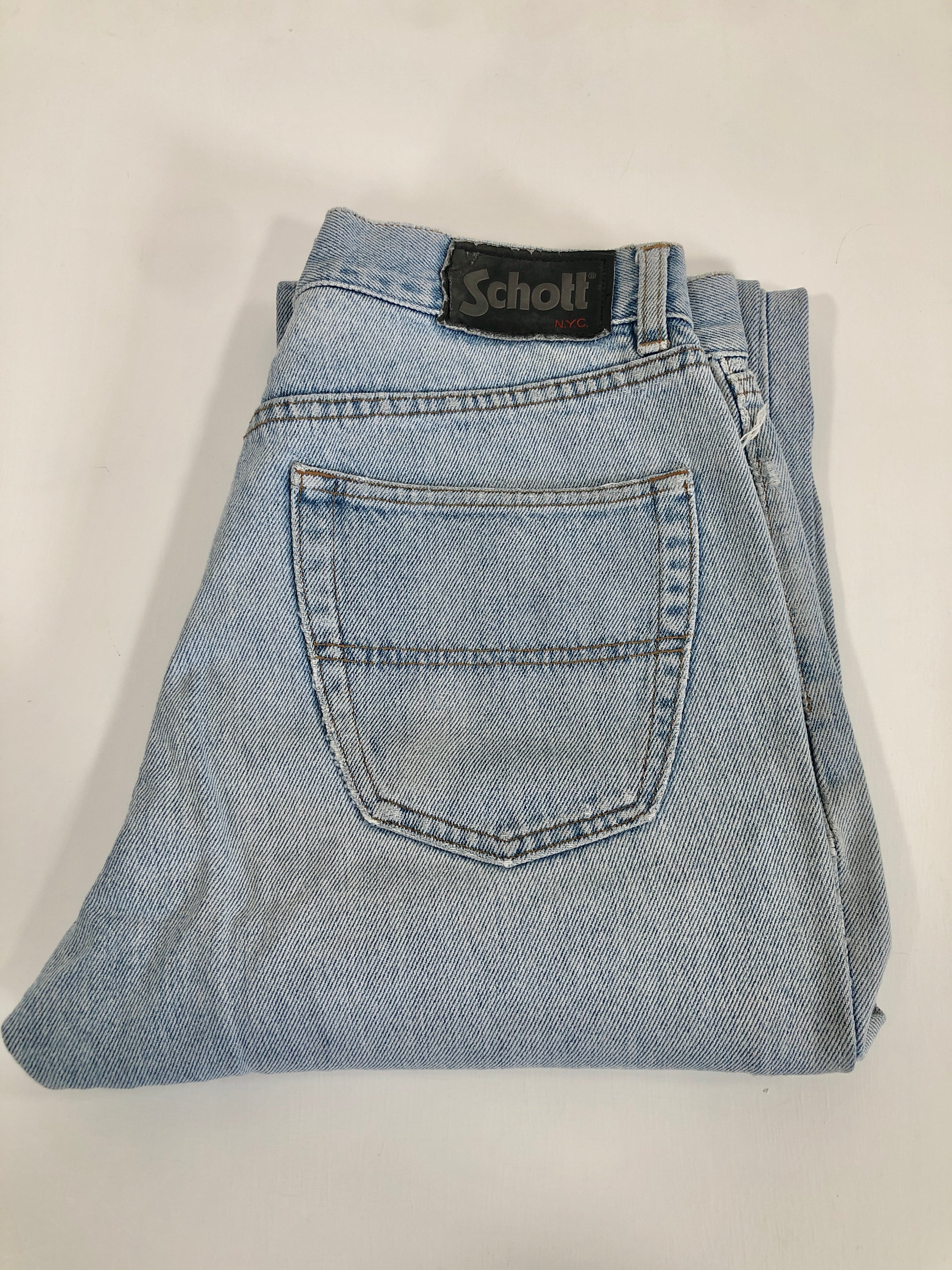 Jeans vintage Schott chiaro tg 34