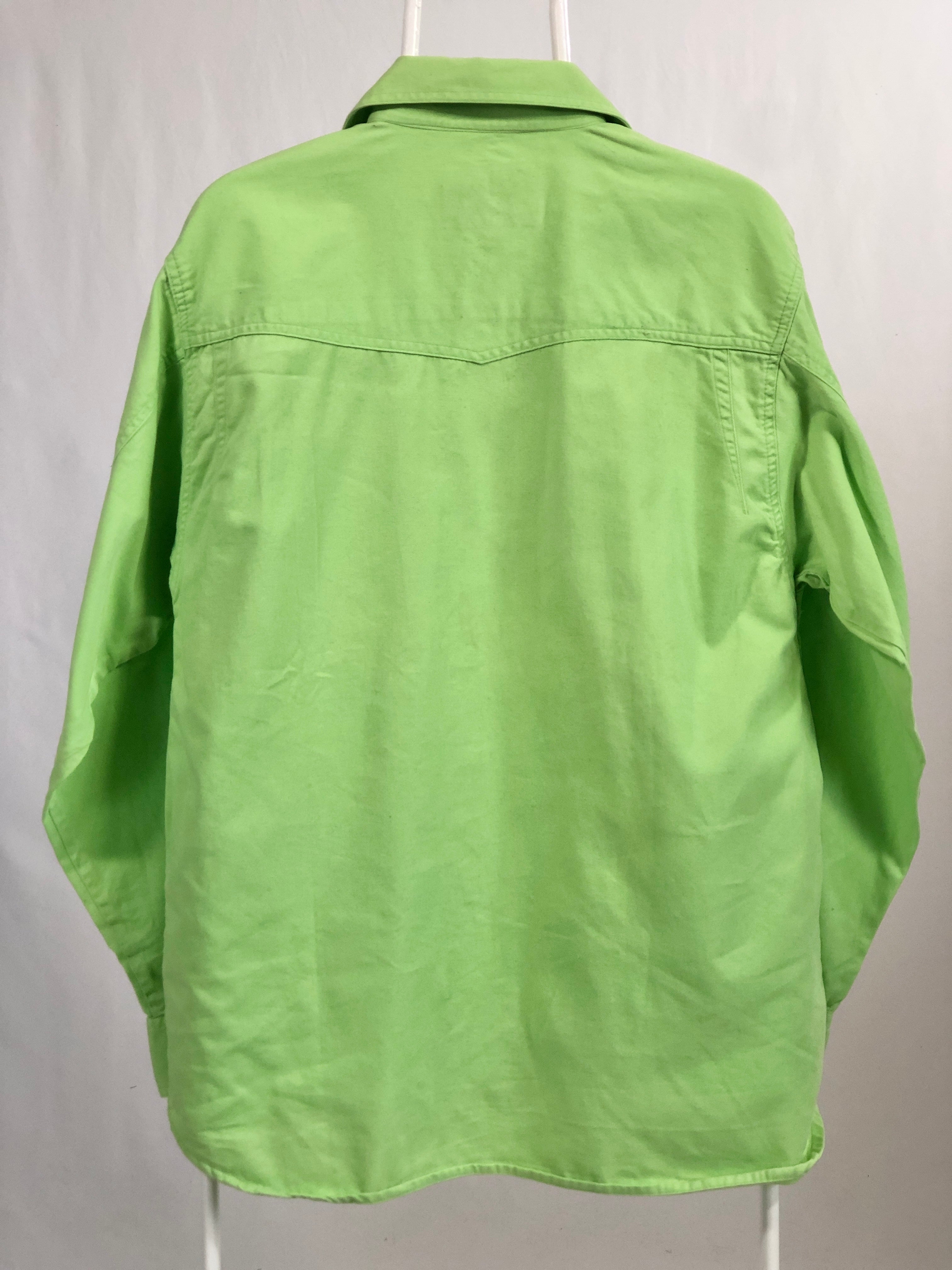 Camicia vintage Calvin Klein verde tg M