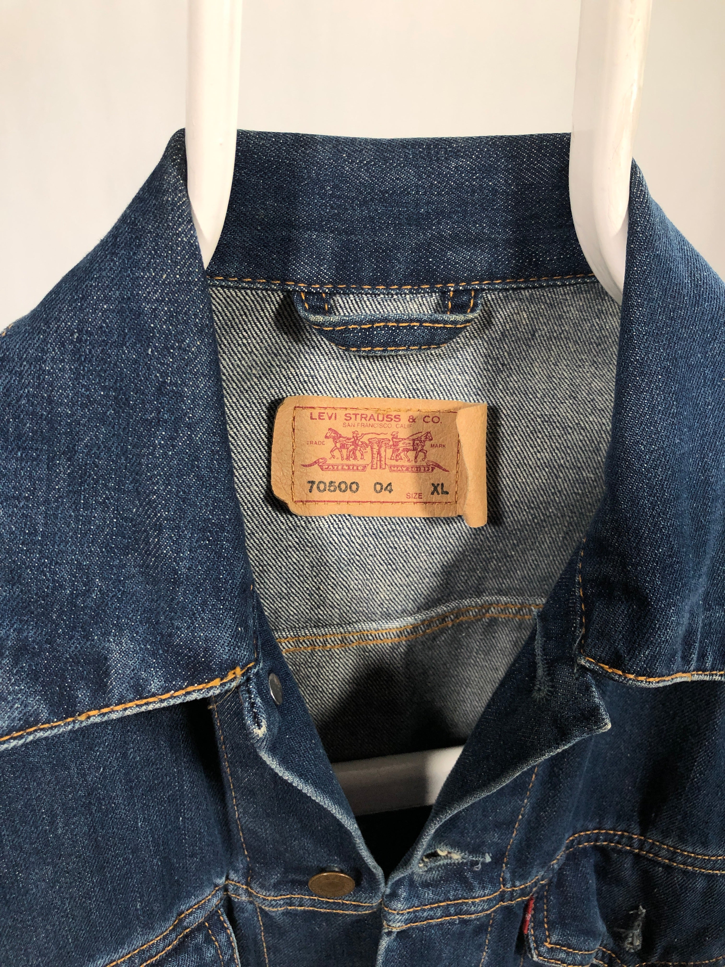 Giacca jeans vintage Levi's tg XL