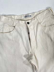 Pantaloni vintage Stone Island bianco tg 48