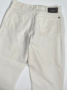 Pantaloni vintage Stone Island bianco tg 48