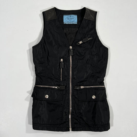 Gilet vintage Prada nero tg S