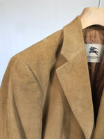 Carica l&#39;immagine nel visualizzatore di Gallery, Blazer vintage Burberry in velluto tg XL
