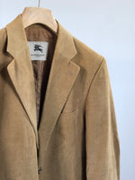 Carica l&#39;immagine nel visualizzatore di Gallery, Blazer vintage Burberry in velluto tg XL
