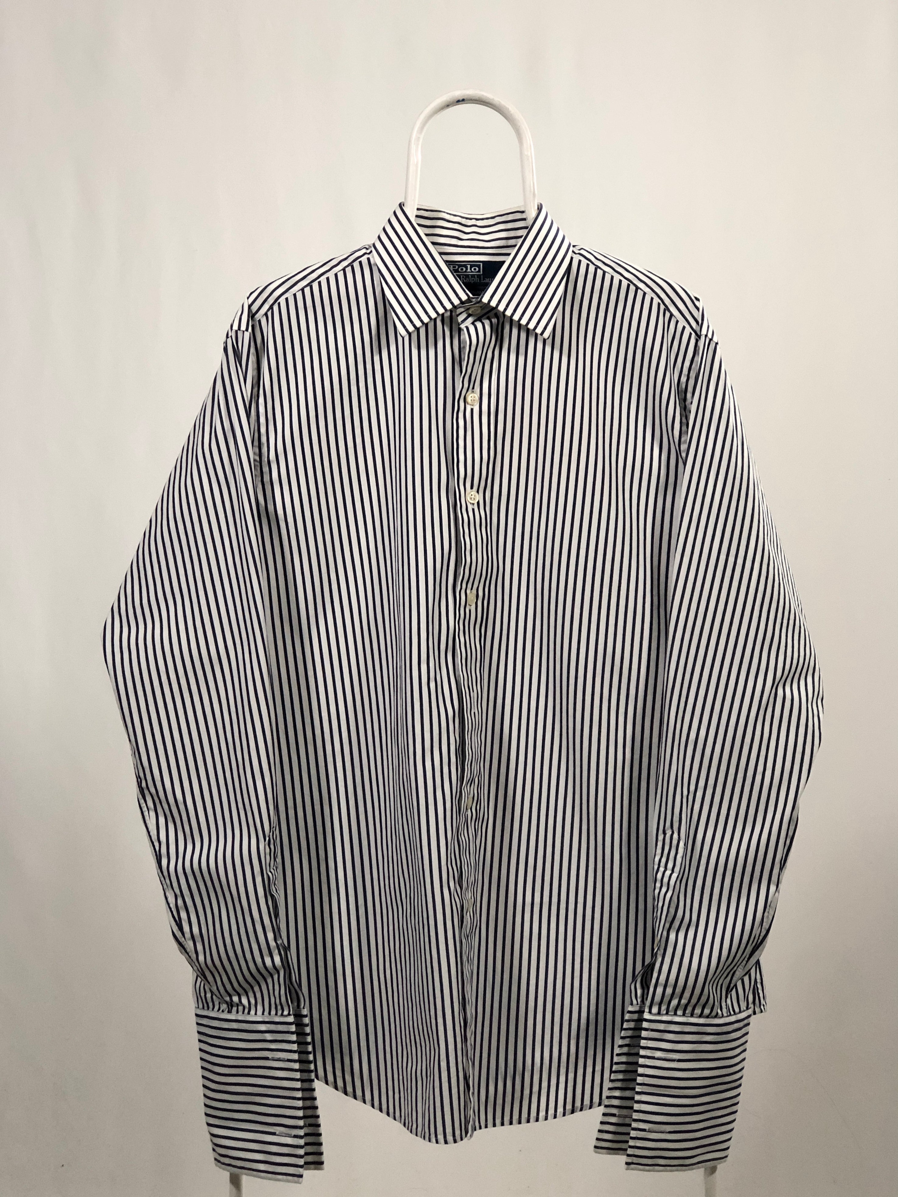 Camicia vintage Ralph Lauren blu/bianco tg L