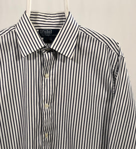 Camicia vintage Ralph Lauren blu/bianco tg L