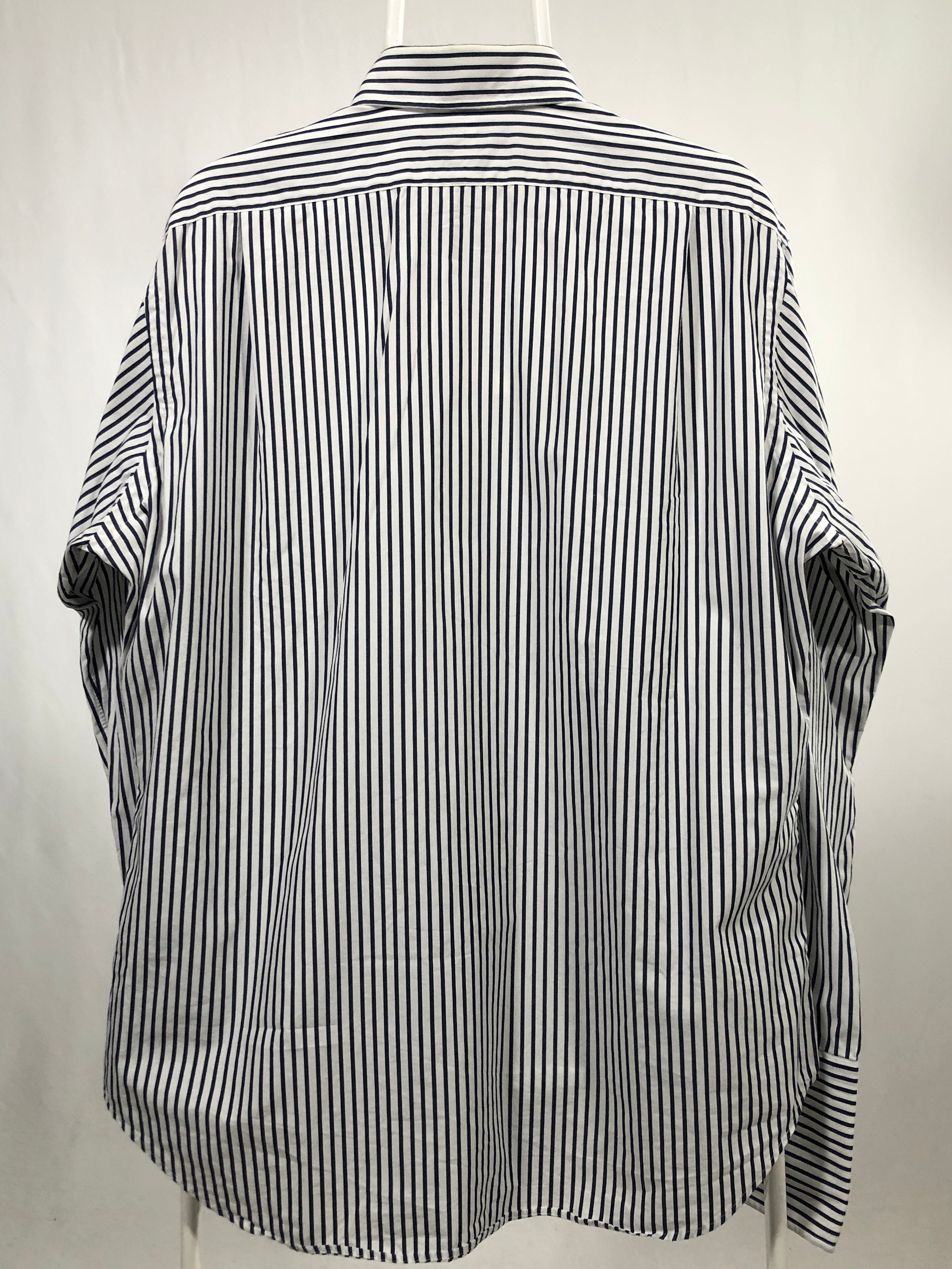 Camicia vintage Ralph Lauren blu/bianco tg L