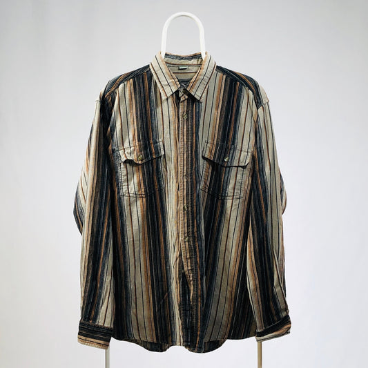 Velvet vintage shirt brown tg L