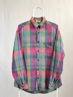 Carica l&#39;immagine nel visualizzatore di Gallery, Camicia vintage fantasia tg XL
