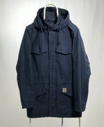 Carica l&#39;immagine nel visualizzatore di Gallery, Parka vintage Carhartt blu tg S
