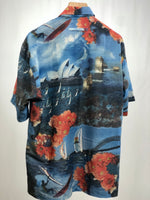 Carica l&#39;immagine nel visualizzatore di Gallery, Camicia vintage hawaiana tg M/L
