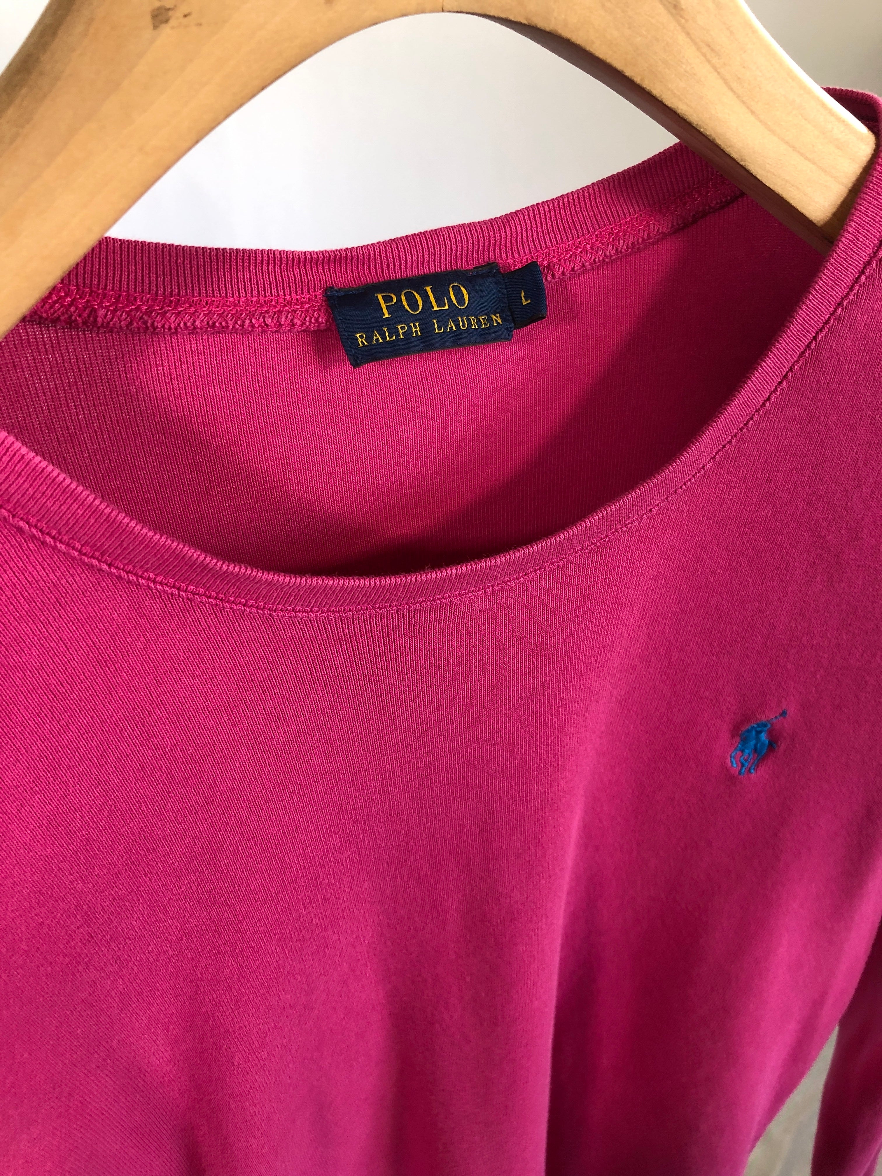 Maglia vintage Ralph Lauren rosa tg M/L