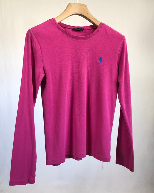 Maglia vintage Ralph Lauren rosa tg M/L