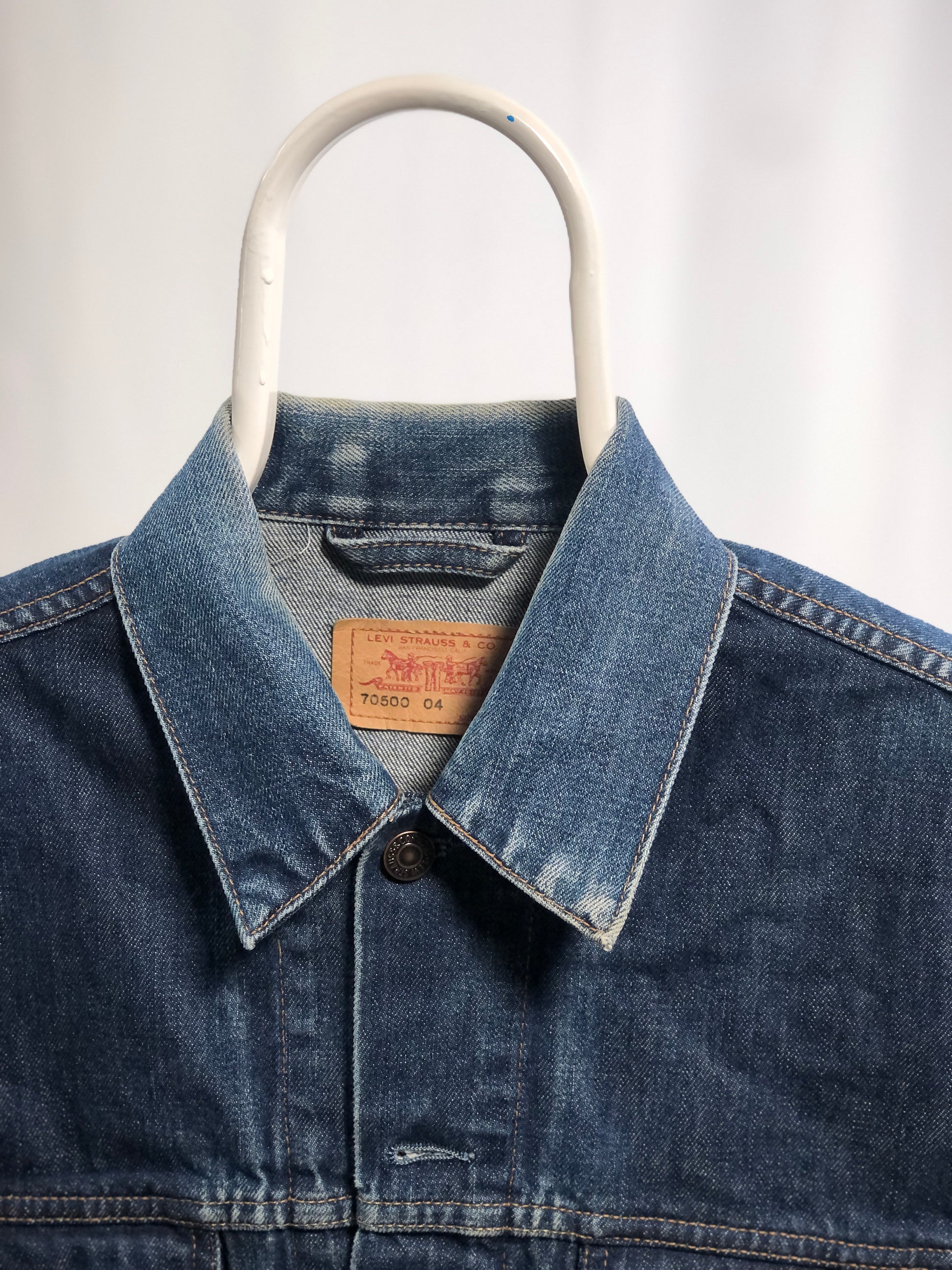 Giacca Jeans Levi's Vintage Uomo Giacca Di Jeans Chiara Uomo