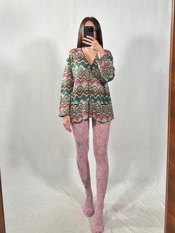 Cardigan vintage Missoni multicolor tg M